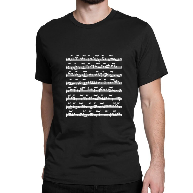 Coltrane Solo On Giant Steps (light Design) 1 Classic T-shirt by cm-arts | Artistshot