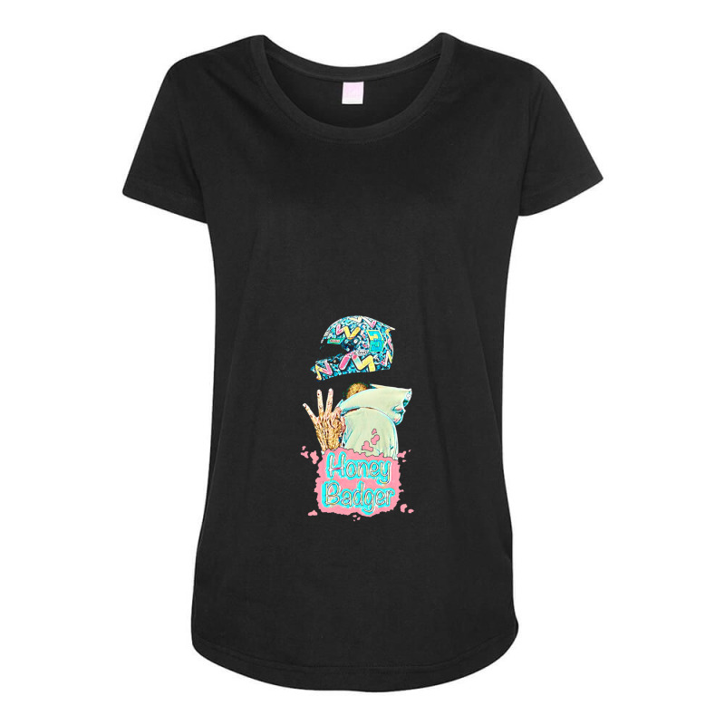 Daniel Ricciardo Honey Badger Maternity Scoop Neck T-shirt by MickeyRobison | Artistshot