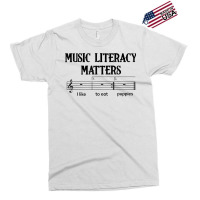 Music Literacy Matters I Like To Eat Puppies T Shirt Exclusive T-shirt | Artistshot