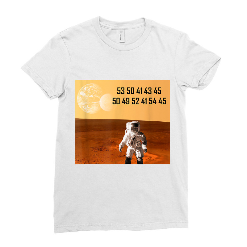 Chicgeek Space Pirate Hexadecimal T Shirt Ladies Fitted T-Shirt by cm-arts | Artistshot