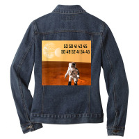 Chicgeek Space Pirate Hexadecimal T Shirt Ladies Denim Jacket | Artistshot