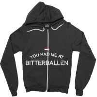 Travel Bitterballen Netherlands Dutch Holland Bar Snack Food Sweatshir Zipper Hoodie | Artistshot