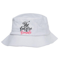 Future Is Female Hand Lettering Style Bucket Hat | Artistshot