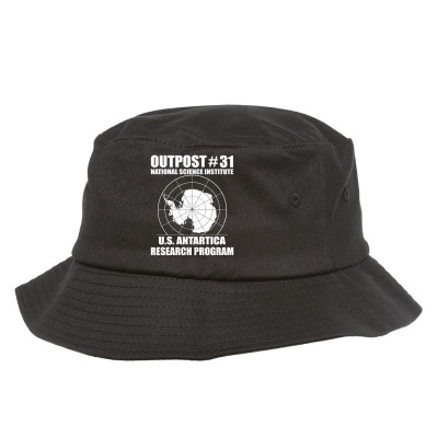 Outpost 31 Us Antarctica Research Program Bucket Hat Designed By Slalomalt