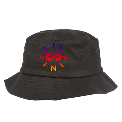 Infinite Lists Army Rainbow Bucket Hat Designed By Sengul