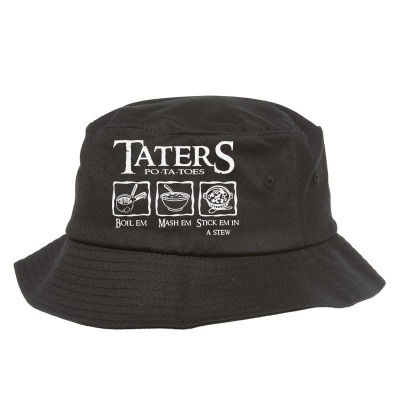 The Lord Of The Rings Taters Potatoes Recipe Bucket Hat Designed By Vanode Art