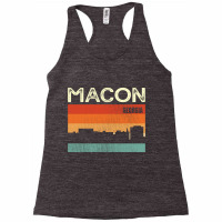 Macon Georgia Town Skyline Pullover Hoodie Racerback Tank | Artistshot