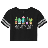 Montessori Cactus Plants Succulents Teacher Principal Scorecard Crop Tee | Artistshot