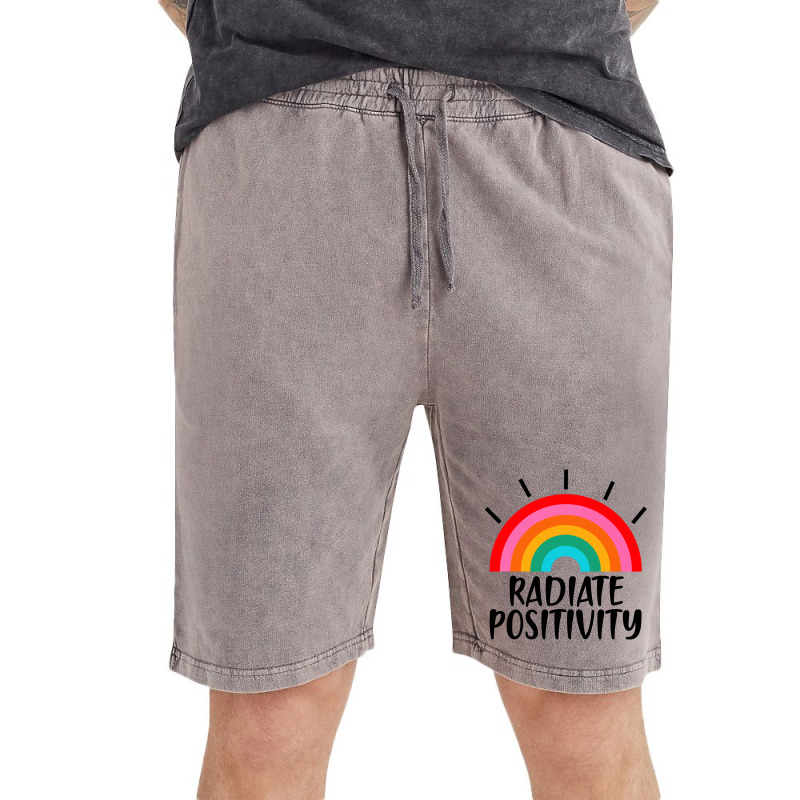 Cute Colourful Radiate Positivity Vintage Short | Artistshot