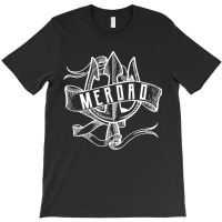 Mens Merdad Trident Mermaid Dad T T-shirt | Artistshot