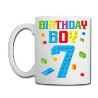 Master Builder 7th Birthday Boy 7 Seven Year Building Bricks T Shirt Coffee Mug | Artistshot