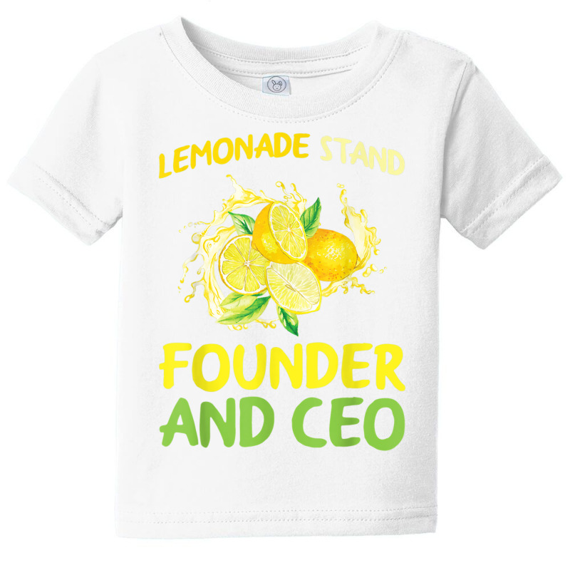 Lemonade Stand Founder And Ceo Lemon Juice Boss T Shirt Baby Tee by cm-arts | Artistshot