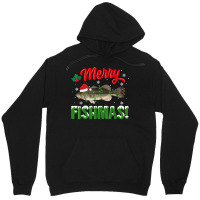 Fish Merry Christmas Largemouth Bass Fishing Lover Pajamas T Shirt Unisex Hoodie | Artistshot