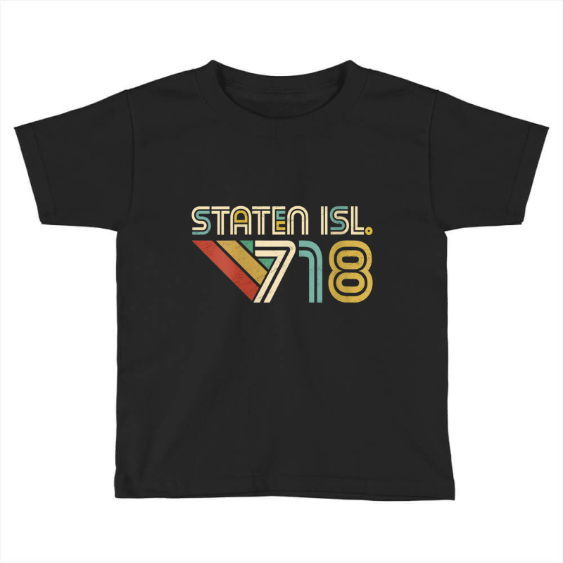 Womens Staten Island 718 New York City State Area Code Staten Isl. V N Toddler T-shirt by cm-arts | Artistshot