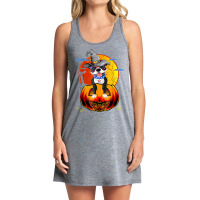 Boston Terrier Dogs Halloweens Tank Dress | Artistshot