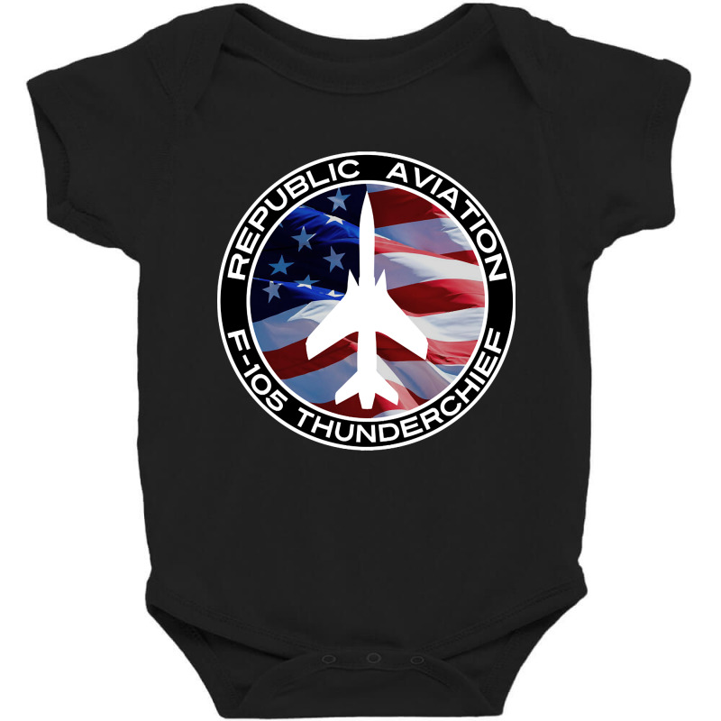 F-105 Thunderchief (2) Baby Bodysuit by Kanmosrin52 | Artistshot