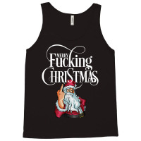 Funny Christmas Men Women Merry Fucking Christmas T Shirt Tank Top | Artistshot