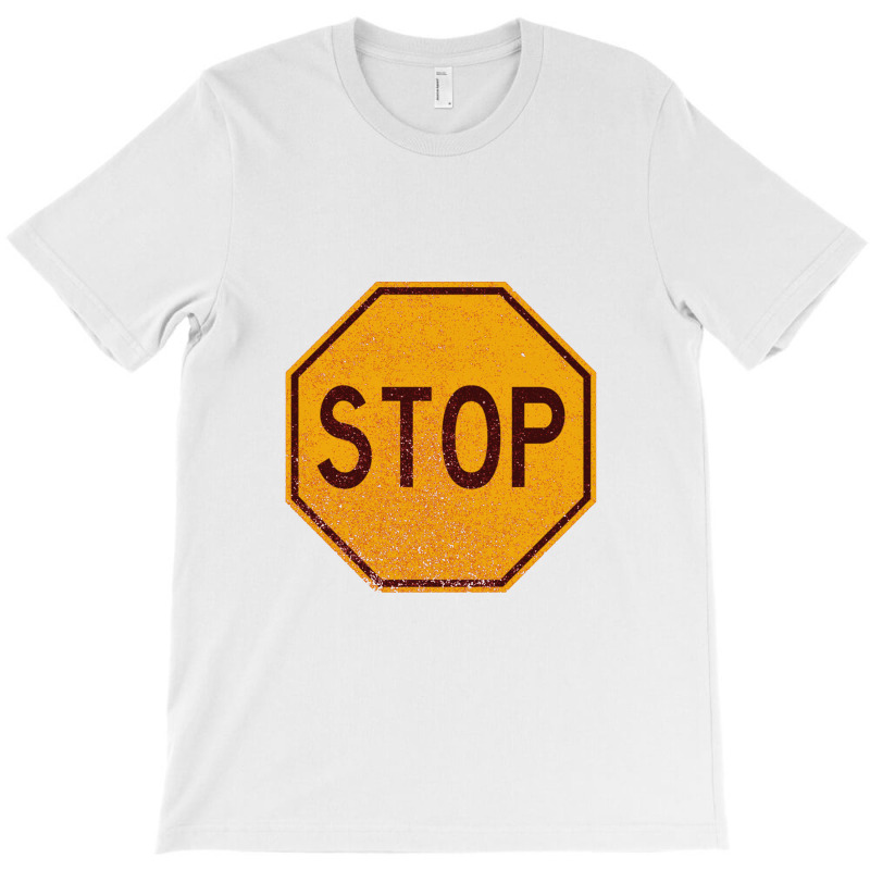 Retro Stop Sign (faded)   Stop Sign T-shirt | Artistshot