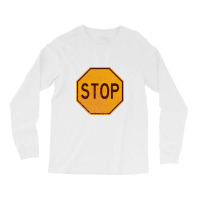 Retro Stop Sign (faded)   Stop Sign Long Sleeve Shirts | Artistshot