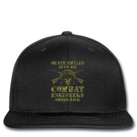 Combat Engineer Smiles Usa Military Sapper Premium Printed Hat | Artistshot