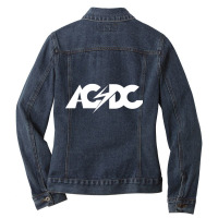 High Voltage Rock And Roll Ladies Denim Jacket | Artistshot