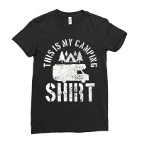 Camping Trailer Camper Van Mobile Home Caravan Motorhome Ladies Fitted T-shirt | Artistshot