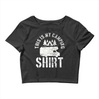 Camping Trailer Camper Van Mobile Home Caravan Motorhome Crop Top | Artistshot