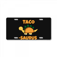 Taco Saurus License Plate | Artistshot