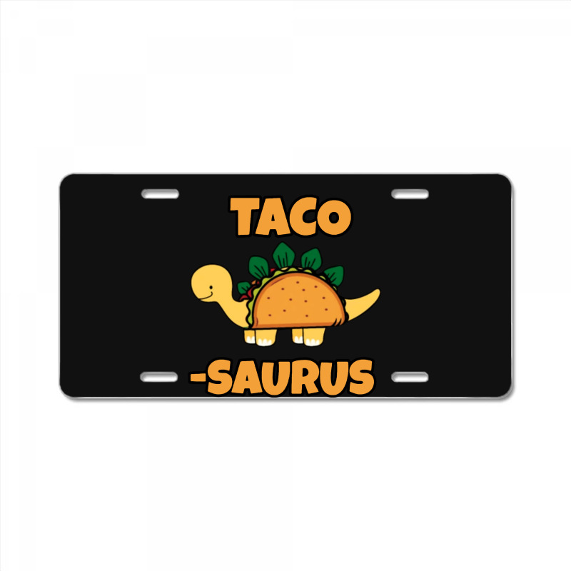 Taco Saurus License Plate | Artistshot