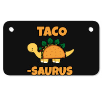 Taco Saurus Motorcycle License Plate | Artistshot