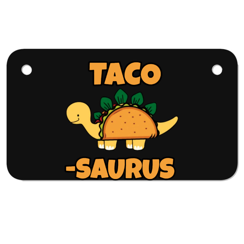 Taco Saurus Motorcycle License Plate | Artistshot