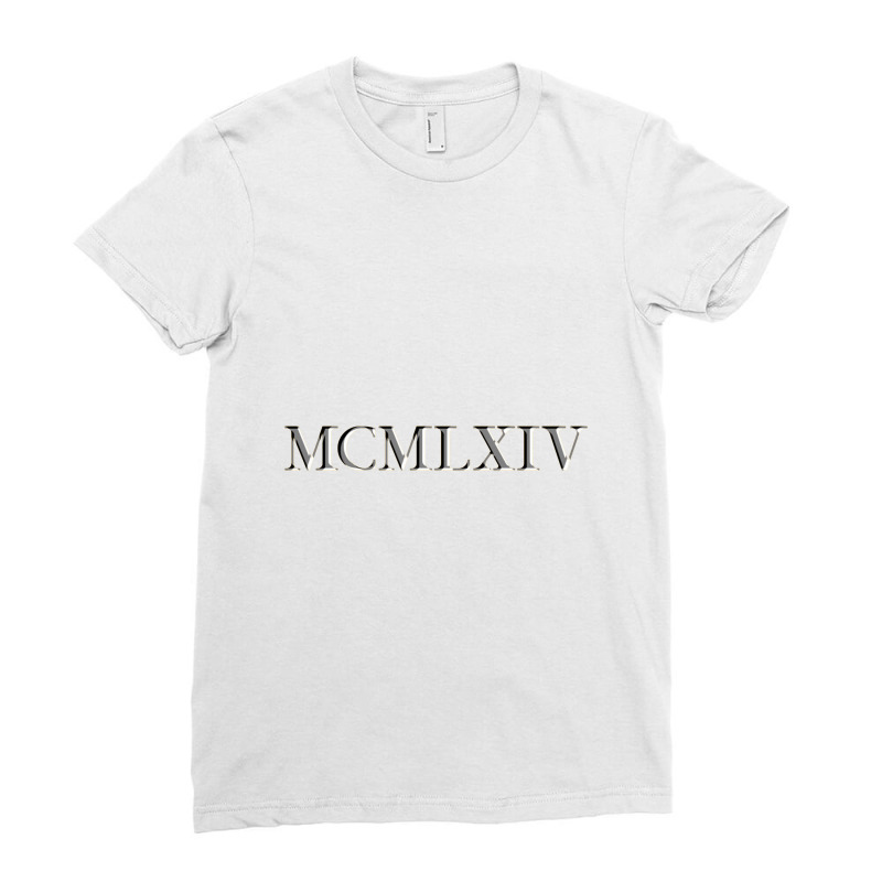 Roman Numeral 1964 Ladies Fitted T-Shirt by lainmundur | Artistshot