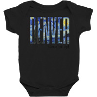 Denver Van Gogh Starry Night Art Vincent Van Gogh Painting Baby Bodysuit | Artistshot