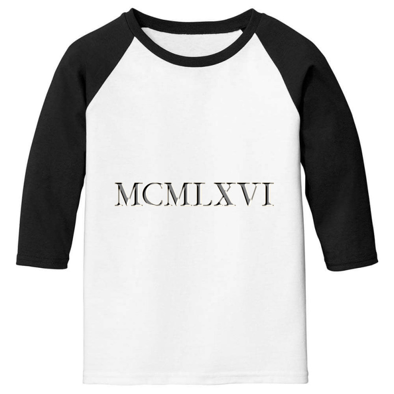 Roman Numeral 1966 Youth 3/4 Sleeve by waktudzuhur | Artistshot