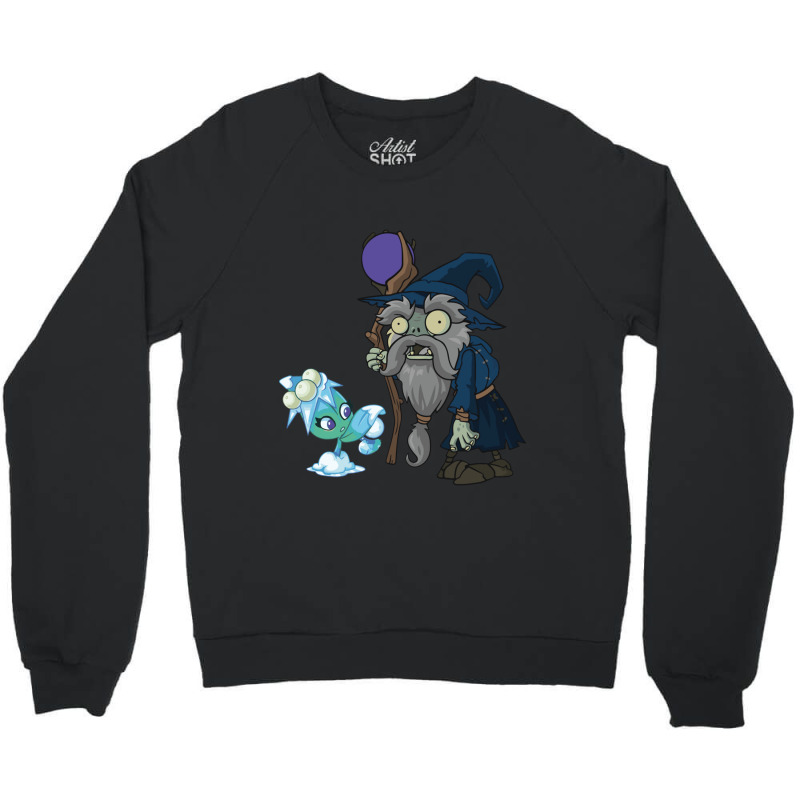 Plantsvszombiesmerlincharacter2 Crewneck Sweatshirt | Artistshot