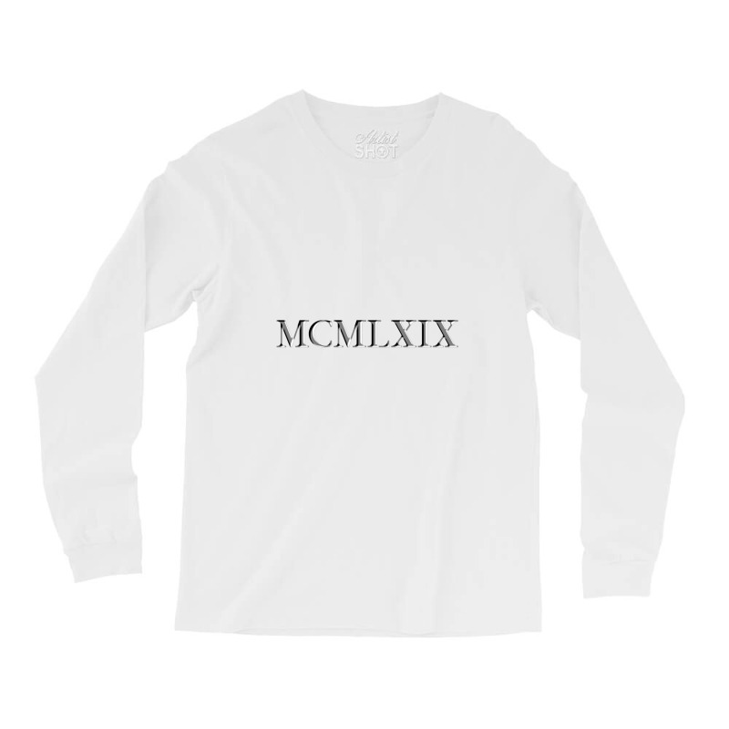 Roman Numeral 1969 Long Sleeve Shirts by waktudzuhur | Artistshot