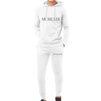 Roman Numeral 1969 Hoodie & Jogger Set | Artistshot