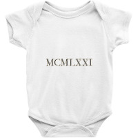 Roman Numeral 1971 Baby Bodysuit | Artistshot