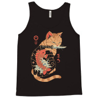 Carp Tattooed Cat Tank Top | Artistshot