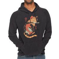 Carp Tattooed Cat Vintage Hoodie | Artistshot