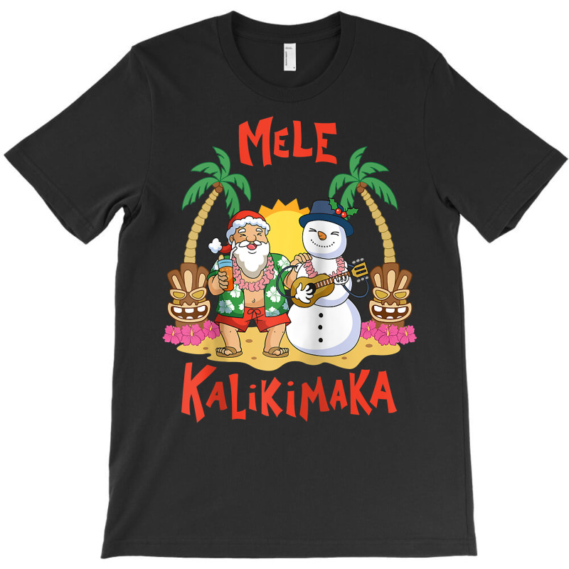 Mele Kalikimaka Merry Christmas Hawaii Raglan Baseball Tee T-shirt | Artistshot