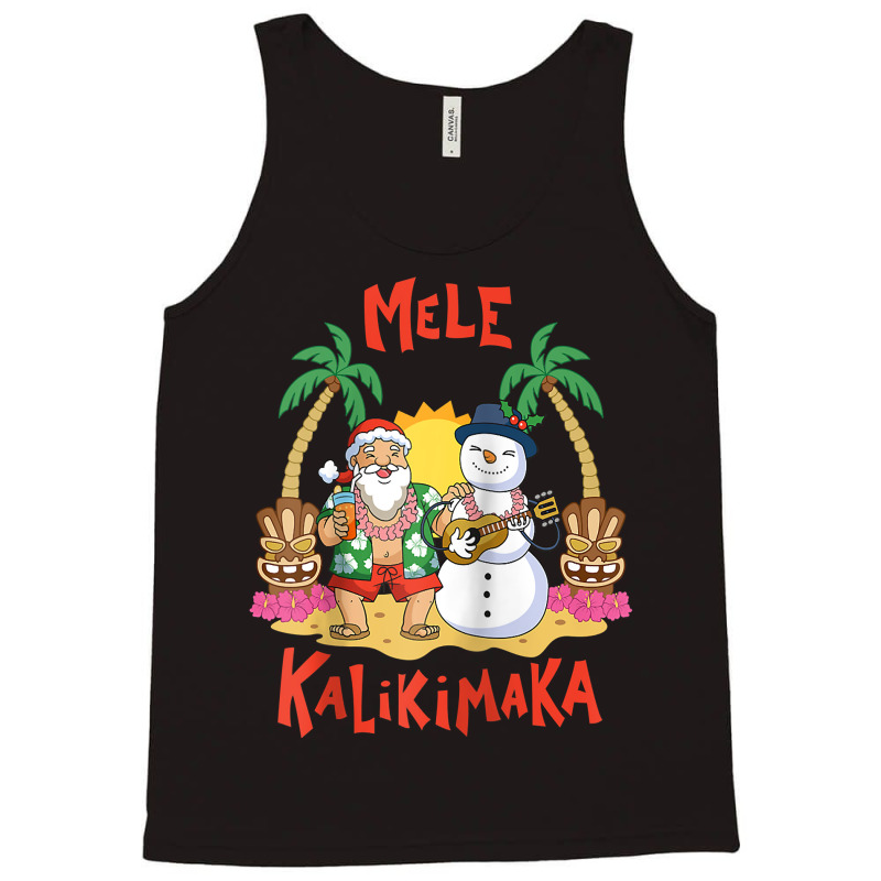 Mele Kalikimaka Merry Christmas Hawaii Raglan Baseball Tee Tank Top | Artistshot