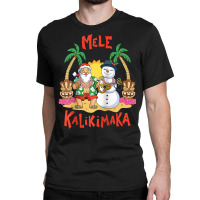 Mele Kalikimaka Merry Christmas Hawaii Raglan Baseball Tee Classic T-shirt | Artistshot