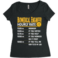 Biomedical Engineer Hourly Rate Funny Biomedical Engineering Women's Triblend Scoop T-shirt | Artistshot