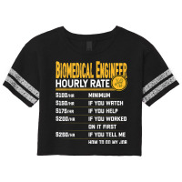 Biomedical Engineer Hourly Rate Funny Biomedical Engineering Scorecard Crop Tee | Artistshot