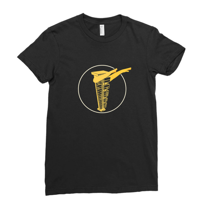 Funny Dabbing Glockenspiel Percussion Players Ladies Fitted T-Shirt by cm-arts | Artistshot