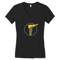 Funny Dabbing Glockenspiel Percussion Players Women's V-neck T-shirt | Artistshot