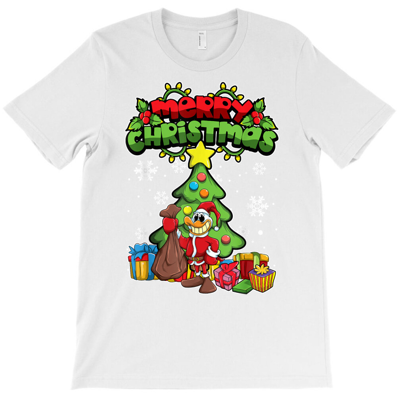 Merry Christmas Animals   Xmas Duck Duckling T Shirt T-shirt | Artistshot