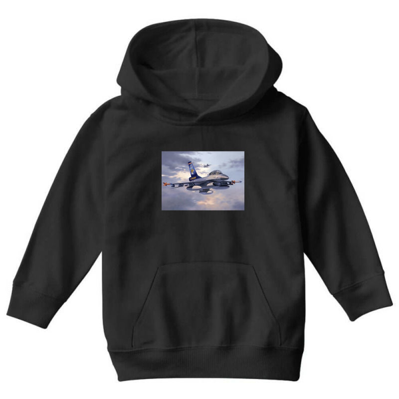 F16 Fighting Falcon Youth Hoodie by Kanmosrin52 | Artistshot