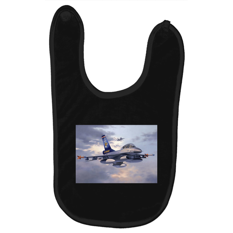 F16 Fighting Falcon Baby Bibs by Kanmosrin52 | Artistshot